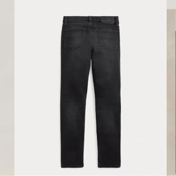 Ralph Lauren Skinny High Rise Black Jeans - Picture 8 of 10